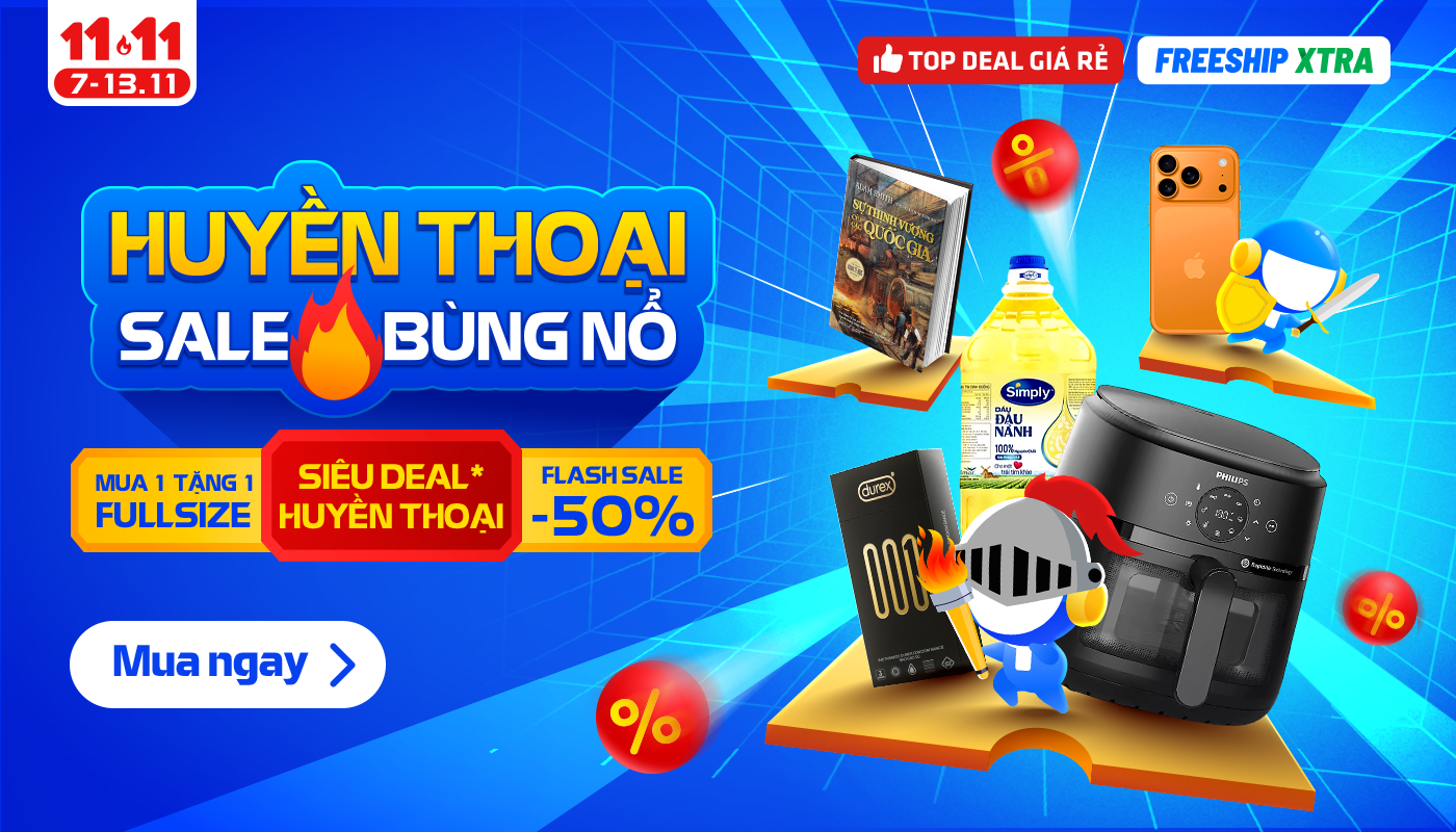 [TIKI] 11.11 - HUYỀN THOẠI SALE BÙNG NỔ!